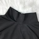 Full Coverage Diving Plus Size One-Piece Swimsuit in Black - LMT004-B-O