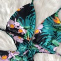 Backless Bikini One-Piece Swimsuit in Teal - LMT008-BL-N