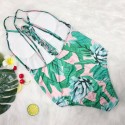 Open Back Plus Size One-Piece Swimsuit in Teal - LMT011-BL-O
