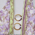 Elegant Beach Bikini One-Piece Swimsuit in Purple - LMT024-P-N