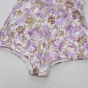 Elegant Beach Bikini One-Piece Swimsuit in Purple - LMT024-P-N