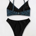 Sexy Backless Bikini Two-Piece Swimsuit in Blue - LMT040-B-N