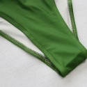 Sexy Backless Bikini Two-Piece Swimsuit in Green - LMT040-G-N