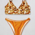 Sexy Backless Bikini Two-Piece Swimsuit in Orange - LMT040-O-N