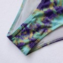 Sexy Strappy Backless Two-Piece Swimsuit in Blue - LMT044-B-N