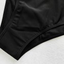 Sexy Bikini Vest Two-Piece Swimsuit in Black - LMT048-B-N