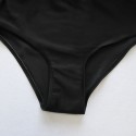Sexy Backless Black Two-Piece Swimsuit with Skirt - LMT053-GB-N