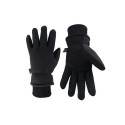 Deerskin Warm and Cold-proof Ski Gloves in Black - SGHFY0001-B
