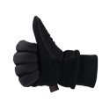 Deerskin Warm and Cold-proof Ski Gloves in Black - SGHFY0001-B