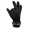 Winter Warm Waterproof Cycling Gloves in Black - SGHFY0002-B