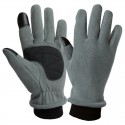 Polar Fleece Touchscreen Thermal Gloves in Gray - SGHFY0003-G