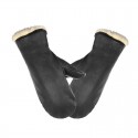 Sheepskin Thermal Ski Gloves in Black - SGHFY0006-B