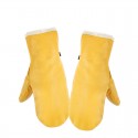 Sheepskin Thermal Ski Gloves in Yellow - SGHFY0006-Y