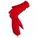 Fashion Deerskin Thermal Gloves in Red - SGHFY0010-R