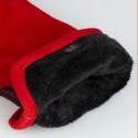 Fashion Deerskin Thermal Gloves in Red - SGHFY0010-R