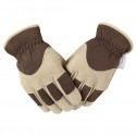 Winter Deerskin Thick Thermal Gloves in Khaki - SGHFY0011-K