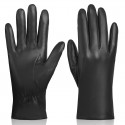 Fashion Womens Driving Thermal Gloves in Black - SGHFY0021-B