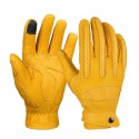 Non-Slip Wear-Resistant Motorcycle Riding Gloves in Yellow - SGHFY0037-Y