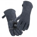Gray 500℃ High Temperature Resistant Barbecue Gloves With Bottle Opener - SGHFY0048-G