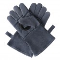 Gray 500℃ High Temperature Resistant Barbecue Gloves With Bottle Opener - SGHFY0048-G