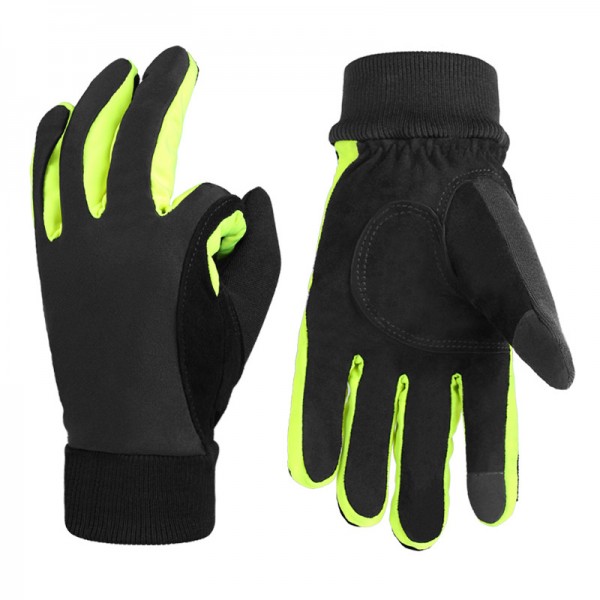 Windproof Touchscreen Sports Gloves in Black