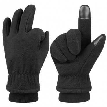 Winter Touchscreen Thermal Gloves in Black