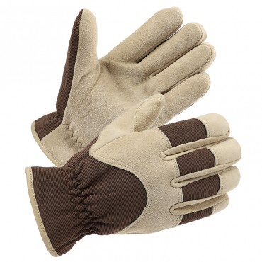 Winter Deerskin Thick Thermal Gloves in Khaki