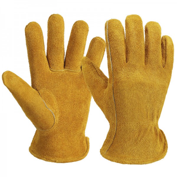 Non-Slip Gardening Work Gloves in Yellow