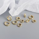 Casual Stackable Simple Hoop Earrings - MLYH002