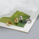 Statement Teardrop Shaped Hoop Earrings - MLYH004