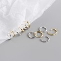 Statement Stackable Basic Hoop Earrings - MLYH009