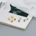 Sweet Eight Awn Star Stud Earrings - MLYH011
