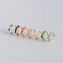 Sparkling Casual Hoop Earrings - MLYH012