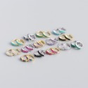 Sparkling Casual Hoop Earrings - MLYH012