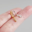 Simple Style Diamond Shaped Dangle Earrings - MLYH015