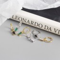 Elegant Baguette Dangle Earrings - MLYH017