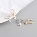 Sparkling Butterfly Dangle Earrings - MLYH018