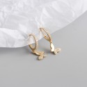 Sparkling Butterfly Dangle Earrings - MLYH018
