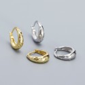 Sweet Eight Awn Star Hoop Earrings - MLYH020