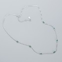 Rectangular Emerald Green Necklace - MLYH021