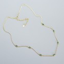 Rectangular Emerald Green Necklace - MLYH021