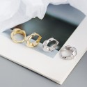 Minimalist Twisted Hoop Earrings - MLYH026