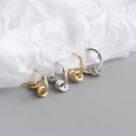 3 Sparkling Charms Hoop Earrings - MLYH027