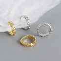 Minimalist Leaf Hoop Earrings - MLYH028