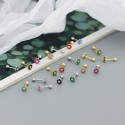 6 Petal Flower Stud Earrings - MLYH036