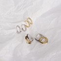 Sparkling Basic Hoop Earrings - MLYH037
