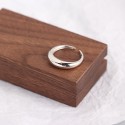 Metallic Style Plain Open Ring - MLYH038
