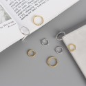 Sweet Plain Twist Hoop Earrings - MLYH039