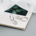 Eight Awn Star Square Dangle Earrings - MLYH041