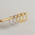 Minimalist Horseshoe Shaped Hoop Earrings - MLYH043